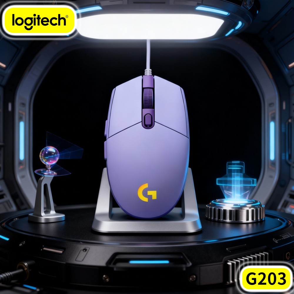 Logitech Mouse G203 - Ratón para Juegos Logitech G203 con
