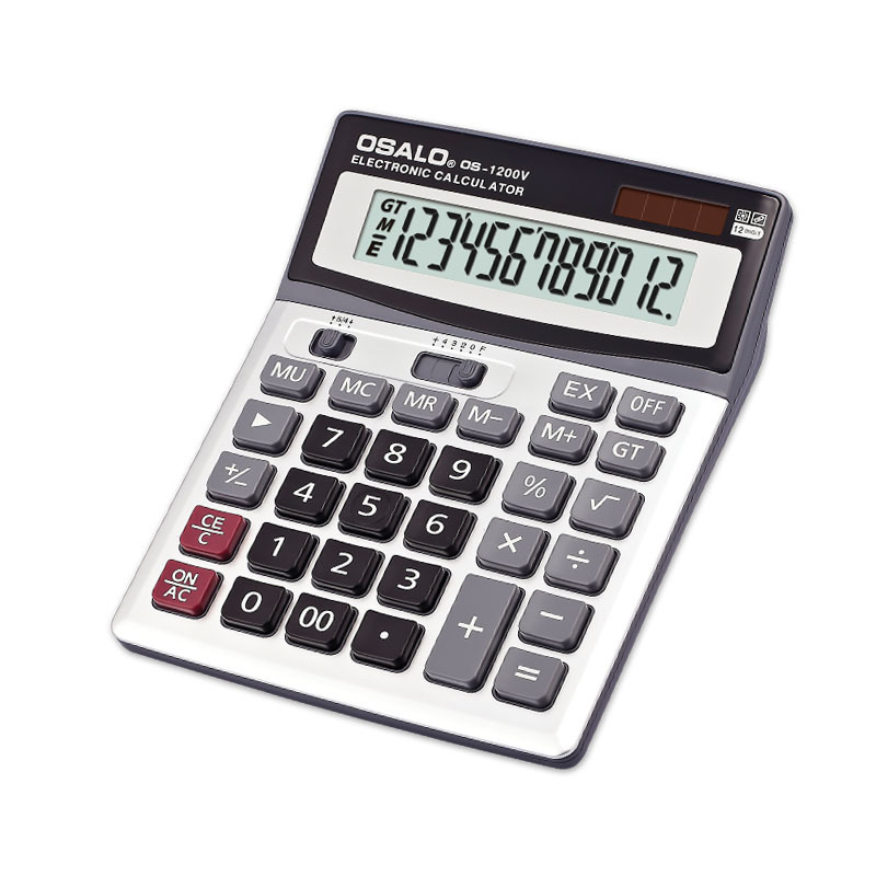 Office Technologies - Calculadora Solar de plástico ABS para