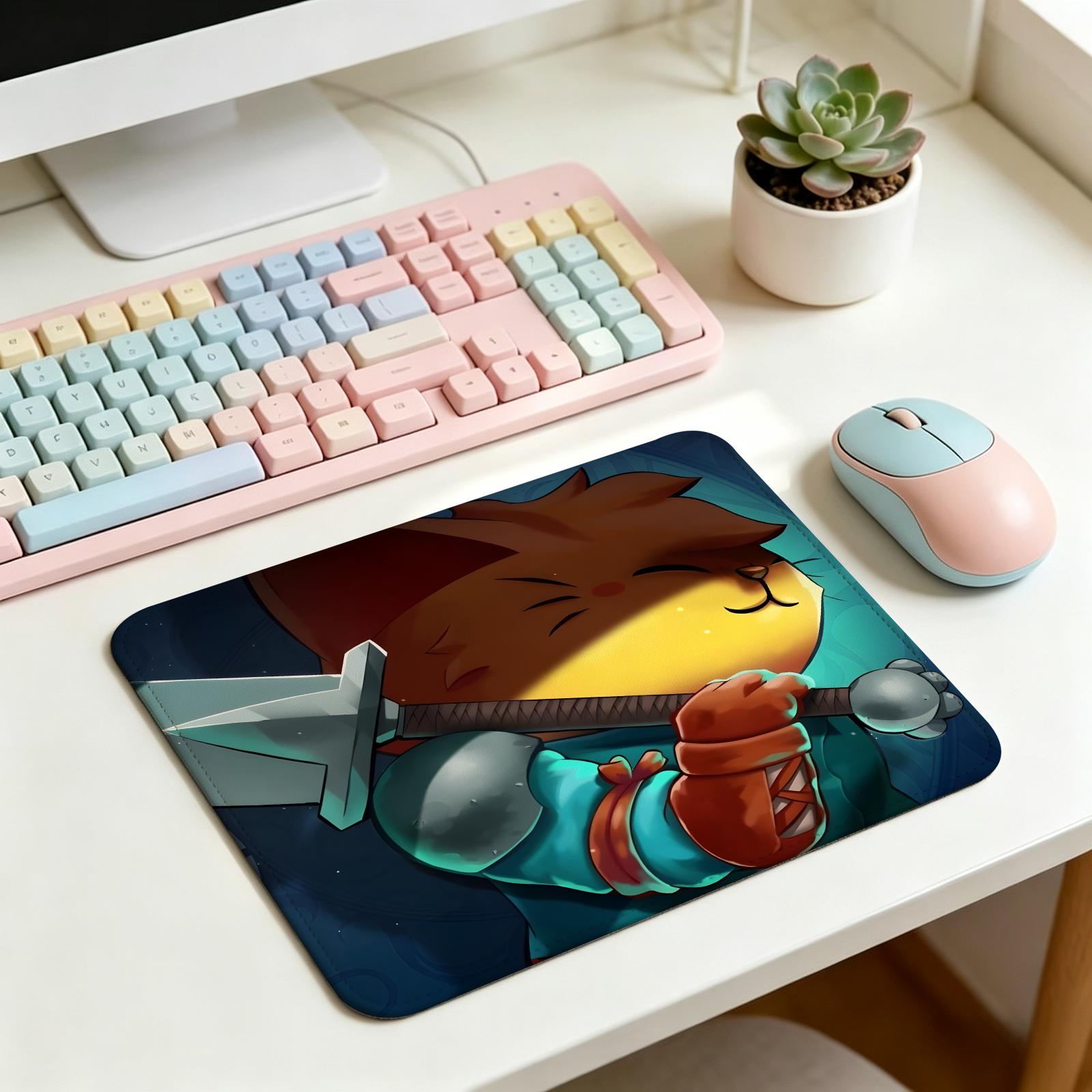 Office Quest - Alfombrilla de Juego S/M/L, Borde Reforzado