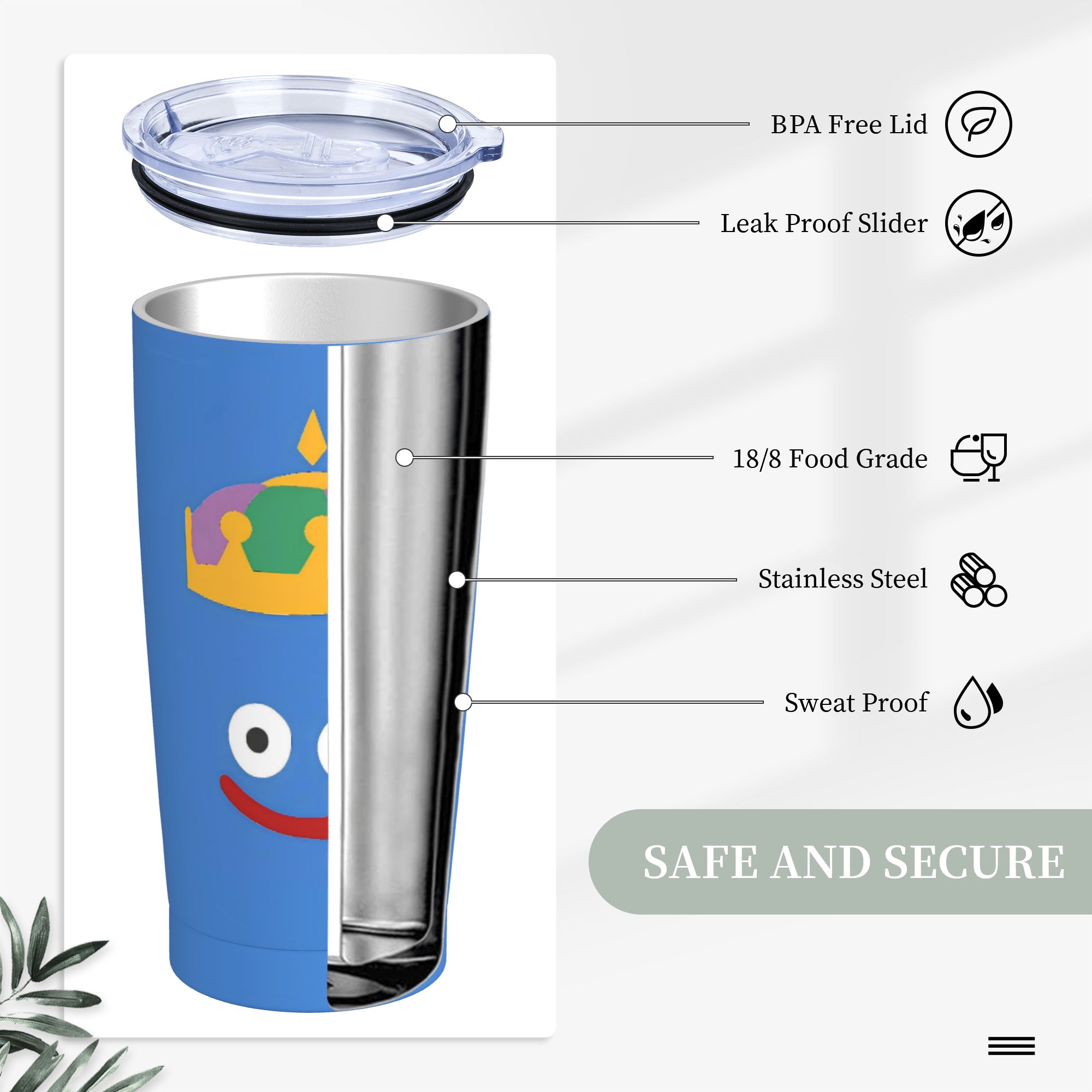 D-Dragon Quest Slime vaso de a - Office Quest reseña y precio