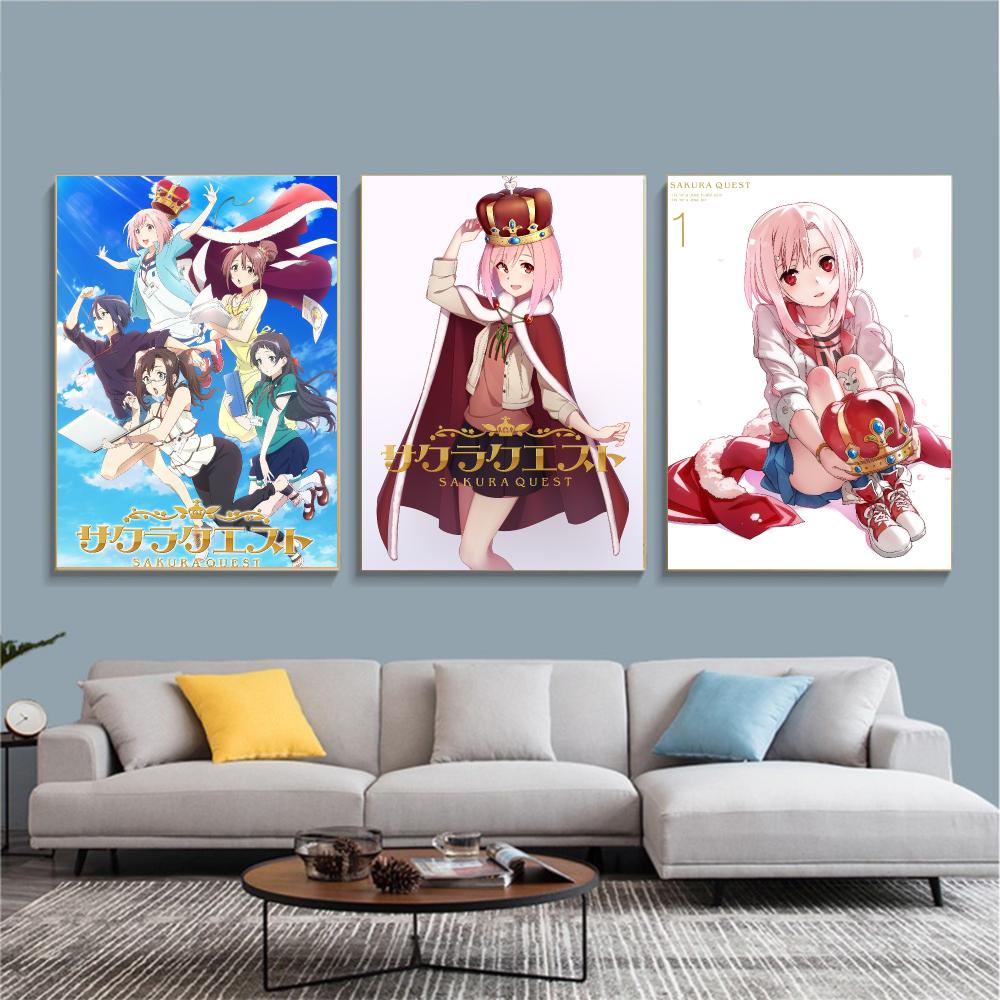 Póster de anime S-Sakura Quest - Office Quest reseña y precio
