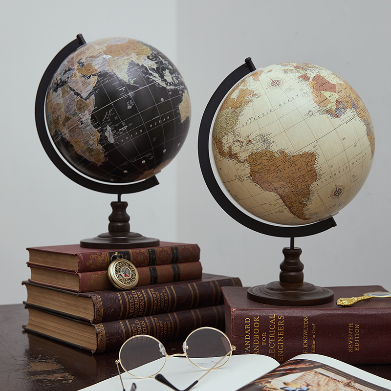 Globo del mundo de madera para - Office Technologies reseña y precio